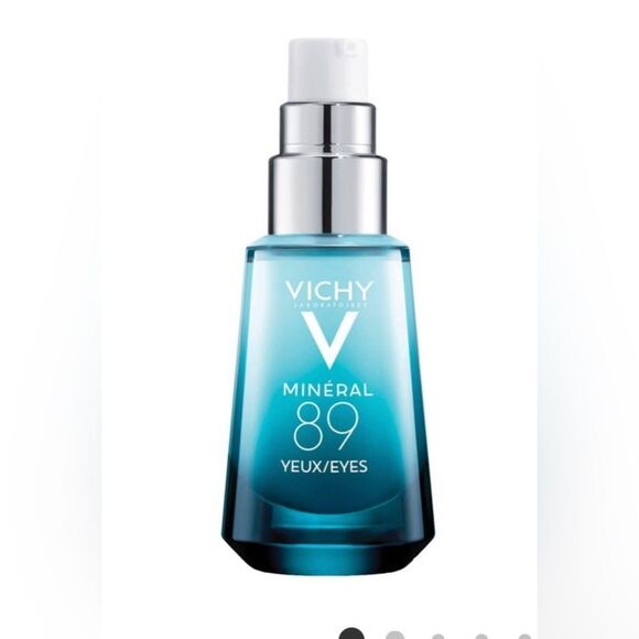 Vichy Mineral 89 Fortifying Eye Serum with Hyaluronic Acid, Hydrating Daily Eye - Picture 1 of 5